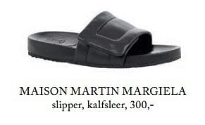 Aanbiedingen Maison martin margiela slipper, kalfsleer - Maison Martin Margiela - Geldig van 23/04/2017 tot 30/06/2017 bij De Bijenkorf