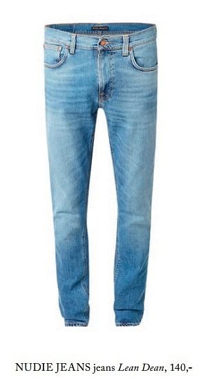 Aanbiedingen Nudie jeans jeans lean dean - Nudie Jeans - Geldig van 23/04/2017 tot 30/06/2017 bij De Bijenkorf