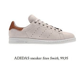 Aanbiedingen Adidas sneaker stan smith - Adidas - Geldig van 23/04/2017 tot 30/06/2017 bij De Bijenkorf