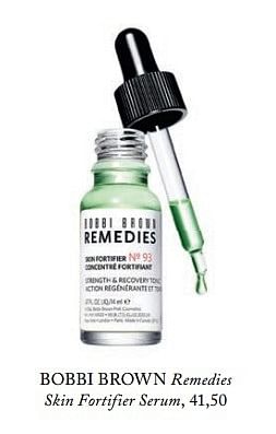 Aanbiedingen Bobbi brown remedies skin fortifier serum - Bobbi Brown - Geldig van 23/04/2017 tot 30/06/2017 bij De Bijenkorf