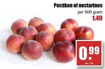 Aanbiedingen Perziken of nectarines - Huismerk - MCD Supermarkten - Geldig van 29/05/2017 tot 03/06/2017 bij MCD Supermarkten