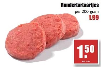 Aanbiedingen Rundertartaartjes - Huismerk - MCD Supermarkten - Geldig van 29/05/2017 tot 03/06/2017 bij MCD Supermarkten