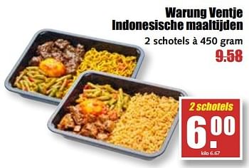 Aanbiedingen Warung ventje indonesische maaltijden - Warung Ventje - Geldig van 29/05/2017 tot 03/06/2017 bij MCD Supermarkten