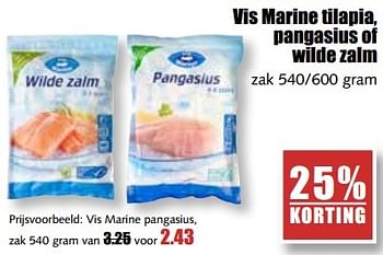 Aanbiedingen Vis marine pangasius - Vismarine - Geldig van 29/05/2017 tot 03/06/2017 bij MCD Supermarkten