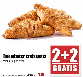 Aanbiedingen Roomboter croissants vers uit eigen oven - Huismerk - MCD Supermarkten - Geldig van 29/05/2017 tot 03/06/2017 bij MCD Supermarkten