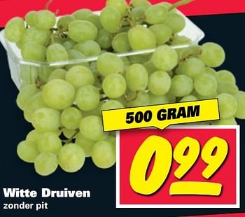Aanbiedingen Witte druiven beenhammetjes zonder pit - Huismerk - Nettorama - Geldig van 29/05/2017 tot 04/06/2017 bij Nettorama