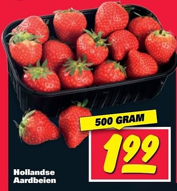 Aanbiedingen Hollandse aardbeien - Huismerk - Nettorama - Geldig van 29/05/2017 tot 04/06/2017 bij Nettorama
