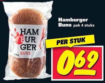 Aanbiedingen Hamburger buns - Huismerk - Nettorama - Geldig van 29/05/2017 tot 04/06/2017 bij Nettorama