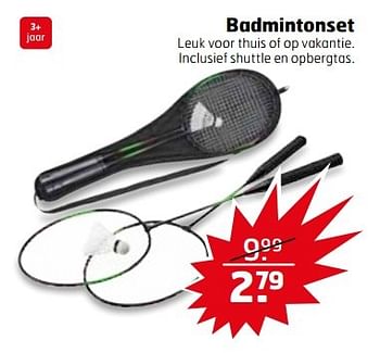 Aanbiedingen Badmintonset - Huismerk - Trekpleister - Geldig van 30/05/2017 tot 04/06/2017 bij Trekpleister