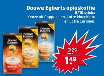 Aanbiedingen Douwe egberts oploskoffie - Douwe Egberts - Geldig van 30/05/2017 tot 04/06/2017 bij Trekpleister