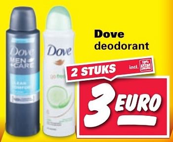 Aanbiedingen Dove deodorant - Dove - Geldig van 29/05/2017 tot 04/06/2017 bij Nettorama