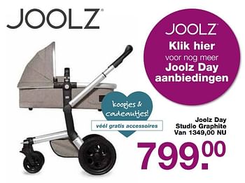 Aanbiedingen Joolz day studio graphite - Joolz - Geldig van 28/05/2017 tot 19/06/2017 bij Baby & Tiener Megastore