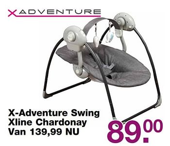 Aanbiedingen X-adventure swing xline chardonay - Xadventure - Geldig van 28/05/2017 tot 19/06/2017 bij Baby & Tiener Megastore