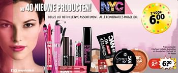 Aanbiedingen Cityproof lip color matte blur en foundation cityproof 10 hr matte - NYC - Geldig van 30/05/2017 tot 11/06/2017 bij Kruidvat
