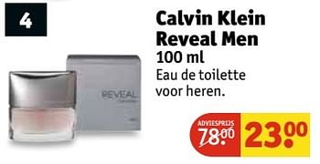 Aanbiedingen Calvin klein reveal men - Calvin Klein - Geldig van 30/05/2017 tot 11/06/2017 bij Kruidvat
