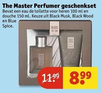 Aanbiedingen The master perfumer geschenkset - The Master Perfumer - Geldig van 30/05/2017 tot 11/06/2017 bij Kruidvat
