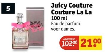 Aanbiedingen Juicy couture couture la la - Juicy couture - Geldig van 30/05/2017 tot 11/06/2017 bij Kruidvat