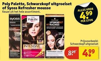 Aanbiedingen Schwarzkopf uitgroeiset - Schwartzkopf - Geldig van 30/05/2017 tot 11/06/2017 bij Kruidvat