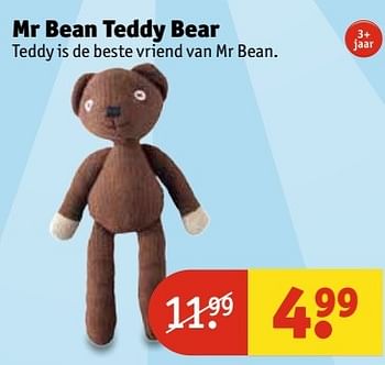 Aanbiedingen Mr bean teddy bear - Huismerk - Kruidvat - Geldig van 30/05/2017 tot 11/06/2017 bij Kruidvat