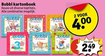 Aanbiedingen Bobbi kartonboek - Huismerk - Kruidvat - Geldig van 30/05/2017 tot 11/06/2017 bij Kruidvat