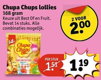 Aanbiedingen Chupa chups lollies - Chupa Chups - Geldig van 30/05/2017 tot 11/06/2017 bij Kruidvat