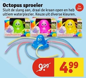 Aanbiedingen Octopus sproeier - Huismerk - Kruidvat - Geldig van 30/05/2017 tot 11/06/2017 bij Kruidvat