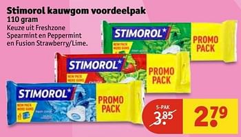 Aanbiedingen Stimorol kauwgom voordeelpak - Stimorol - Geldig van 30/05/2017 tot 11/06/2017 bij Kruidvat
