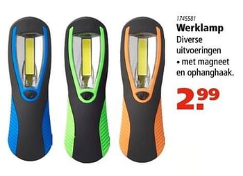 Aanbiedingen Werklamp - Huismerk - Marskramer - Geldig van 01/06/2017 tot 18/06/2017 bij Marskramer