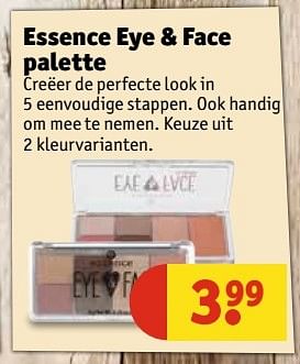 Aanbiedingen Essence eye + face palette - Essence - Geldig van 30/05/2017 tot 11/06/2017 bij Kruidvat