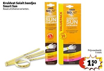 Aanbiedingen Kruidvat solait bandjes smart sun - Huismerk - Kruidvat - Geldig van 30/05/2017 tot 11/06/2017 bij Kruidvat