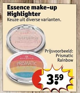 Aanbiedingen Prismatic rainbow - Essence - Geldig van 30/05/2017 tot 11/06/2017 bij Kruidvat