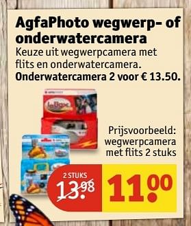 Aanbiedingen Wegwerpcamera met flits - Agfa - Geldig van 30/05/2017 tot 11/06/2017 bij Kruidvat