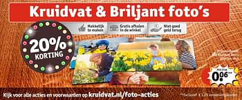 Aanbiedingen Kruidvat + briljant foto`s 500 kruidvat foto`s - Huismerk - Kruidvat - Geldig van 30/05/2017 tot 11/06/2017 bij Kruidvat