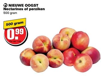 Aanbiedingen Nieuwe oogst nectarines of perziken - Huismerk - Hoogvliet - Geldig van 31/05/2017 tot 06/06/2017 bij Hoogvliet