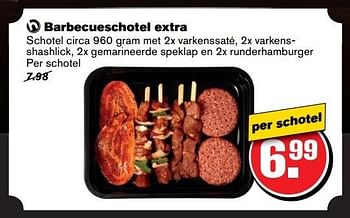 Aanbiedingen Barbecueschotel extra - Huismerk - Hoogvliet - Geldig van 31/05/2017 tot 06/06/2017 bij Hoogvliet