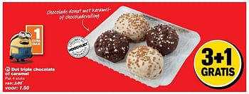 Aanbiedingen Dot triple chocolate of caramel - Huismerk - Hoogvliet - Geldig van 31/05/2017 tot 06/06/2017 bij Hoogvliet