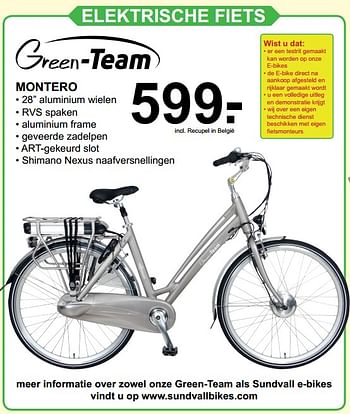 Aanbiedingen Montero - Green-Team - Geldig van 22/05/2017 tot 11/06/2017 bij Van Cranenbroek