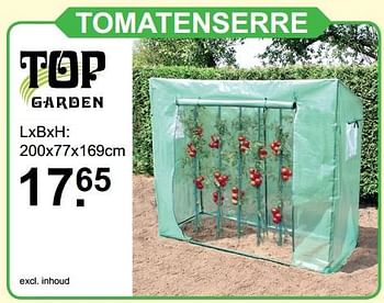 Aanbiedingen Tomatenserre - Top Garden - Geldig van 22/05/2017 tot 11/06/2017 bij Van Cranenbroek