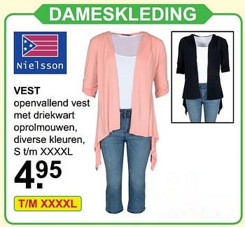 Aanbiedingen Vest - Nielsson - Geldig van 22/05/2017 tot 11/06/2017 bij Van Cranenbroek