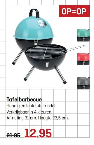 Aanbiedingen Tafelbarbecue - Huismerk - Multimate - Geldig van 29/05/2017 tot 11/06/2017 bij Multimate