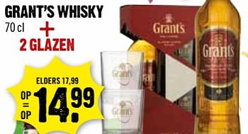 Aanbiedingen Grant`s whisky - Grant's - Geldig van 04/06/2017 tot 10/06/2017 bij Dirk III