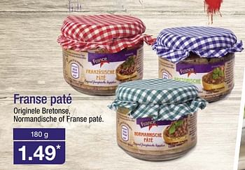 Aanbiedingen Franse paté - Huismerk - Aldi - Geldig van 04/06/2017 tot 10/06/2017 bij Aldi