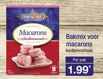 Aanbiedingen Bakmix voor macarons - Huismerk - Aldi - Geldig van 04/06/2017 tot 10/06/2017 bij Aldi