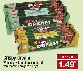 Aanbiedingen Crispy dream - Crispy - Geldig van 04/06/2017 tot 10/06/2017 bij Aldi