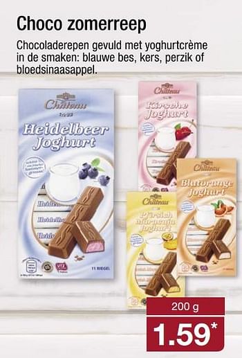 Aanbiedingen Choco zomerreep - CHATEAU - Geldig van 04/06/2017 tot 10/06/2017 bij Aldi