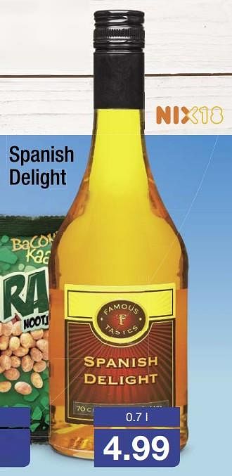 Aanbiedingen Spanish delight - Spanish Delight - Geldig van 04/06/2017 tot 10/06/2017 bij Aldi