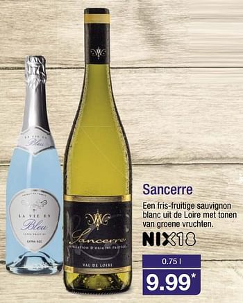 Aanbiedingen Sancerre - Witte wijnen - Geldig van 04/06/2017 tot 10/06/2017 bij Aldi