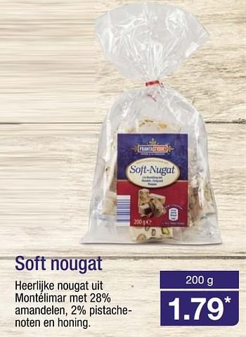 Aanbiedingen Soft nougat - Huismerk - Aldi - Geldig van 04/06/2017 tot 10/06/2017 bij Aldi