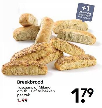 Aanbiedingen Breekbrood toscaans of milano om thuis af te bakken - Huismerk - Em-té - Geldig van 04/06/2017 tot 10/06/2017 bij Em-té