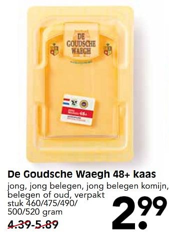 Aanbiedingen De goudsche waegh 48+ kaas - De Goudsche Waegh - Geldig van 04/06/2017 tot 10/06/2017 bij Em-té
